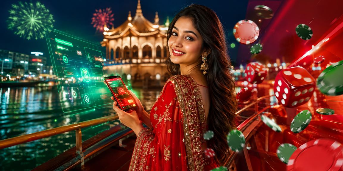 বাংলাদেশে অনলাইন বেটিং — লাল-সবুজ থিমে উত্তেজনাপূর্ণ বাজির মুহূর্ত